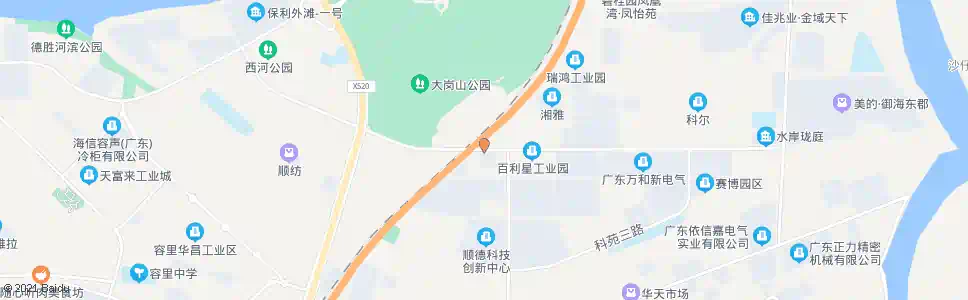 佛山建业中路朝桂路口_公交站地图_佛山公交_妙搜公交查询2025
