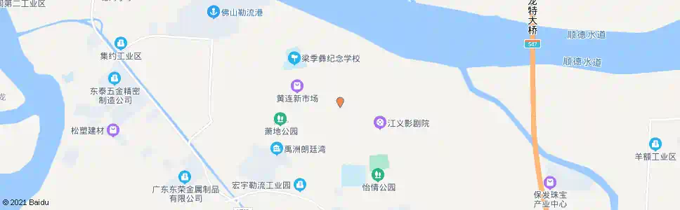 佛山连江北路_公交站地图_佛山公交_妙搜公交查询2025
