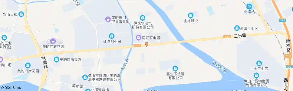 佛山大沙桥西_公交站地图_佛山公交_妙搜公交查询2025