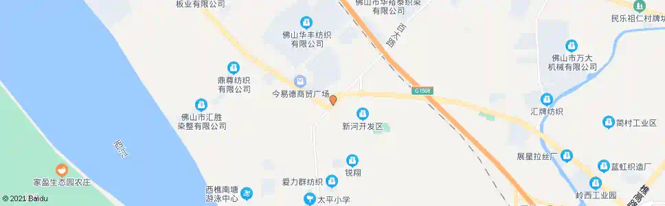 佛山河岗工业区路口_公交站地图_佛山公交_妙搜公交查询2025