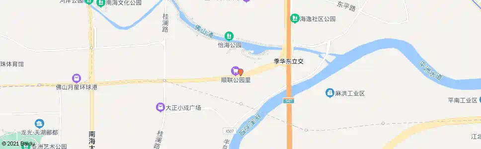 佛山丽日广场_公交站地图_佛山公交_妙搜公交查询2025