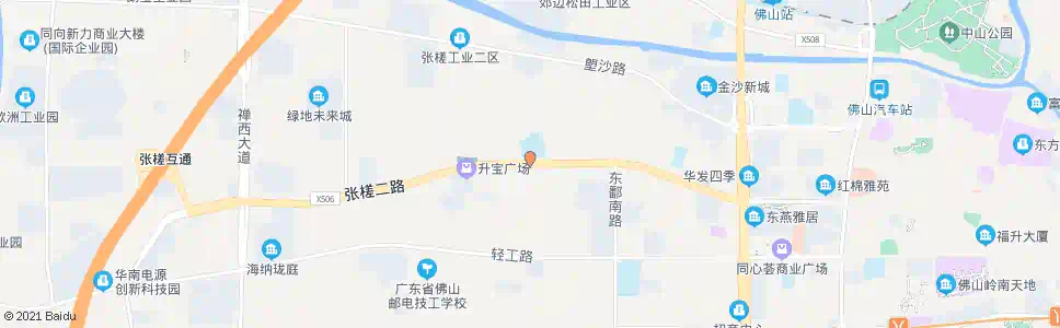 佛山张槎中学_公交站地图_佛山公交_妙搜公交查询2025