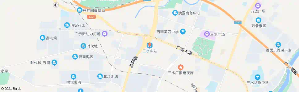 佛山三水汽车站_公交站地图_佛山公交_妙搜公交查询2025