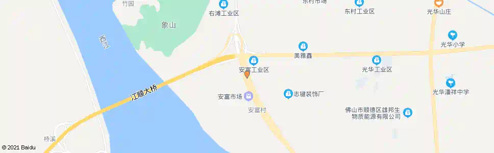 佛山安富村_公交站地图_佛山公交_妙搜公交查询2025