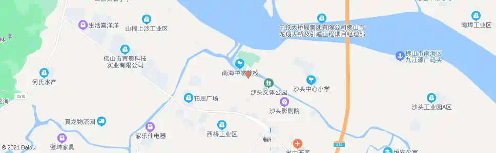 佛山万安桥_公交站地图_佛山公交_妙搜公交查询2025