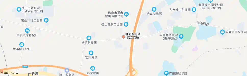 佛山朗下杨坳路口中_公交站地图_佛山公交_妙搜公交查询2025