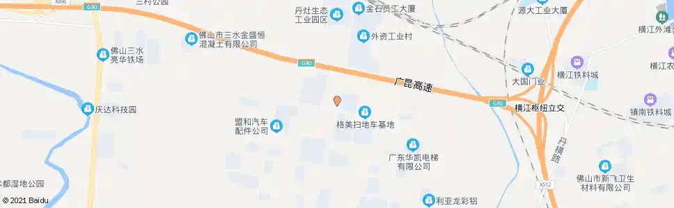 佛山银海大道中_公交站地图_佛山公交_妙搜公交查询2025