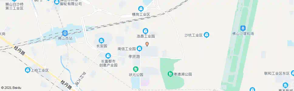 佛山麒岭路中_公交站地图_佛山公交_妙搜公交查询2025