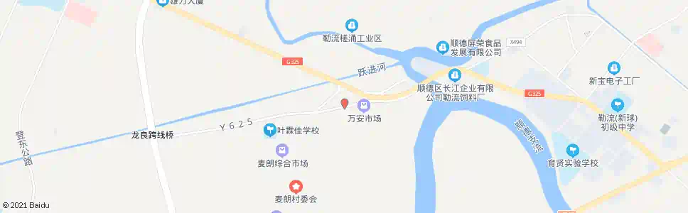 佛山万安村委(良龙路)_公交站地图_佛山公交_妙搜公交查询2025