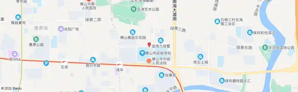 佛山佛山实验学校_公交站地图_佛山公交_妙搜公交查询2025