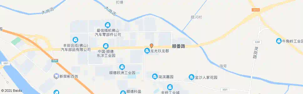 佛山伟经实业_公交站地图_佛山公交_妙搜公交查询2025