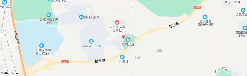 佛山云东海广场_公交站地图_佛山公交_妙搜公交查询2025