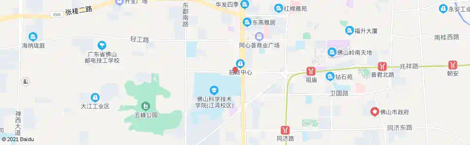 佛山五峰四路_公交站地图_佛山公交_妙搜公交查询2025