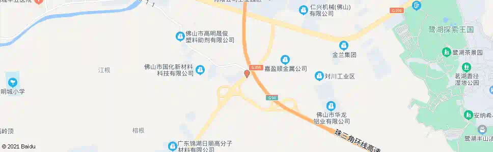 佛山地方公路养护中心_公交站地图_佛山公交_妙搜公交查询2025
