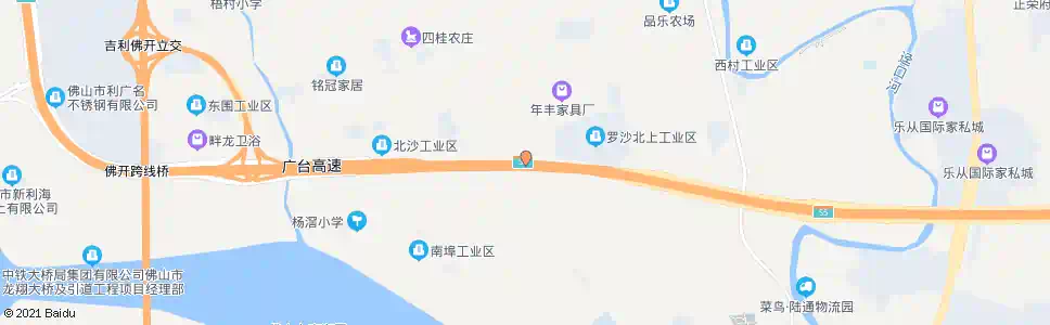 佛山一环海五路口_公交站地图_佛山公交_妙搜公交查询2025