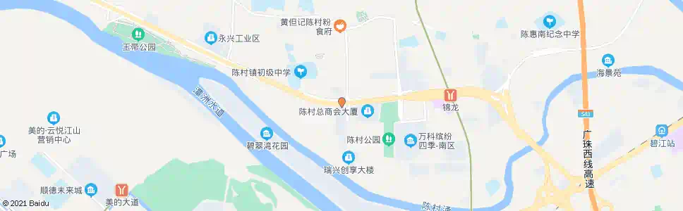 佛山佛陈路农贸市场_公交站地图_佛山公交_妙搜公交查询2025