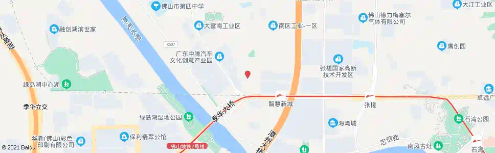 佛山张槎莲塘_公交站地图_佛山公交_妙搜公交查询2025