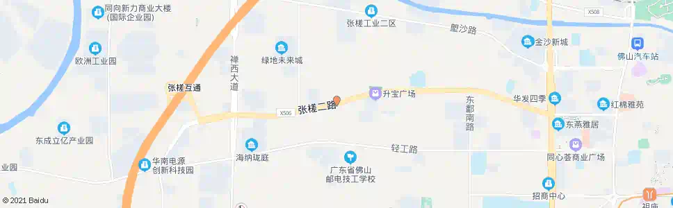 佛山张槎医院_公交站地图_佛山公交_妙搜公交查询2025