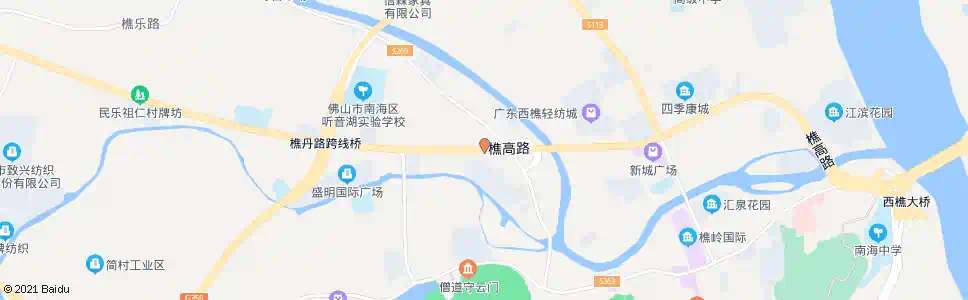 佛山民强大桥_公交站地图_佛山公交_妙搜公交查询2025