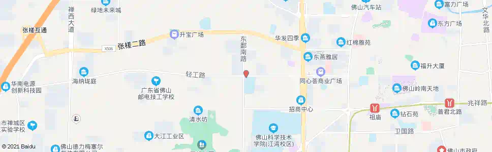 佛山轻工二路_公交站地图_佛山公交_妙搜公交查询2025