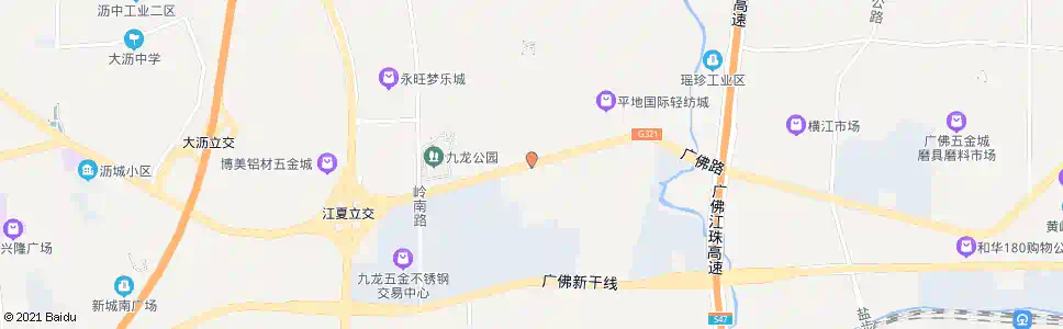 佛山泗沥_公交站地图_佛山公交_妙搜公交查询2025