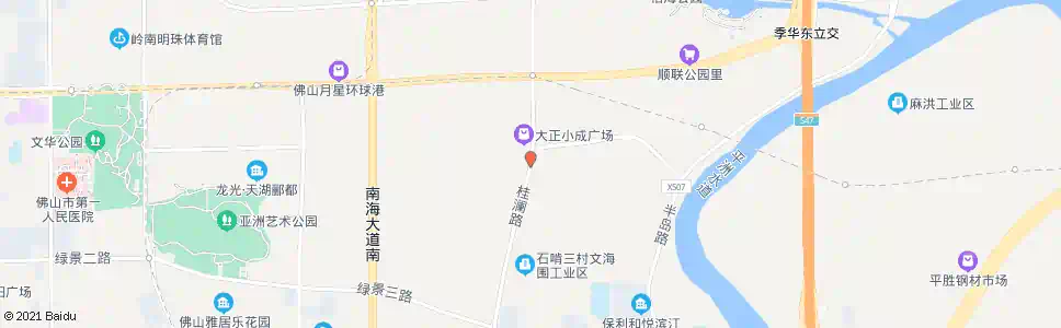 佛山桂澜路(石啃)_公交站地图_佛山公交_妙搜公交查询2025