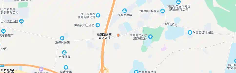佛山桃园西(一环路口)_公交站地图_佛山公交_妙搜公交查询2025