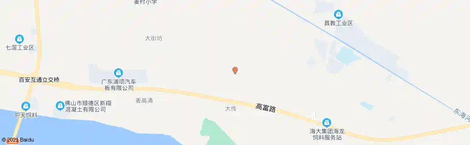 佛山西登大道中_公交站地图_佛山公交_妙搜公交查询2025