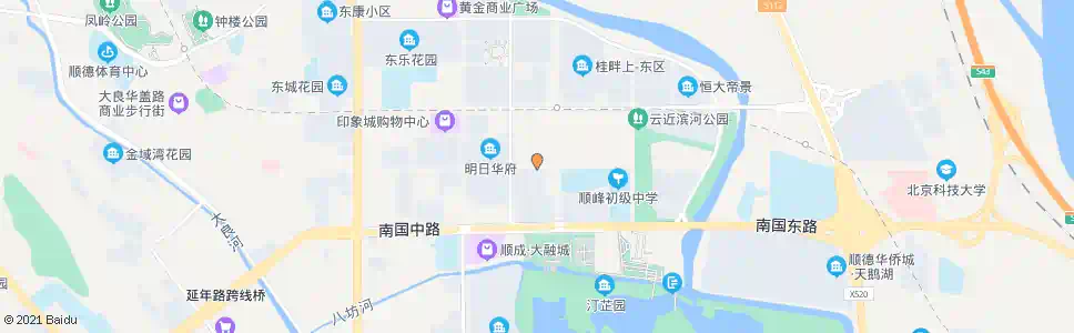 佛山现代街市_公交站地图_佛山公交_妙搜公交查询2025