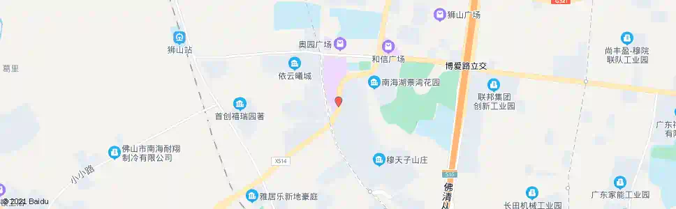 佛山博爱广场_公交站地图_佛山公交_妙搜公交查询2025