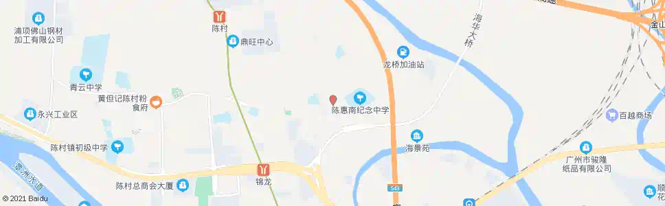 佛山新墟市场_公交站地图_佛山公交_妙搜公交查询2025