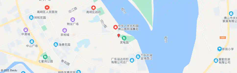 佛山客运港_公交站地图_佛山公交_妙搜公交查询2025