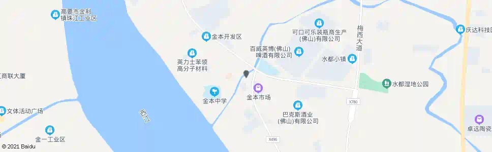 佛山金本_公交站地图_佛山公交_妙搜公交查询2025