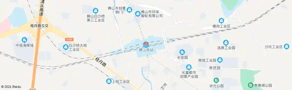 佛山佛山西站_公交站地图_佛山公交_妙搜公交查询2025