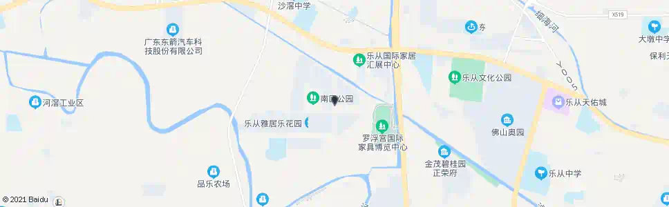 佛山风度广场_公交站地图_佛山公交_妙搜公交查询2025