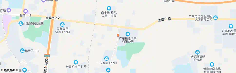 佛山福迪汽车公司_公交站地图_佛山公交_妙搜公交查询2025