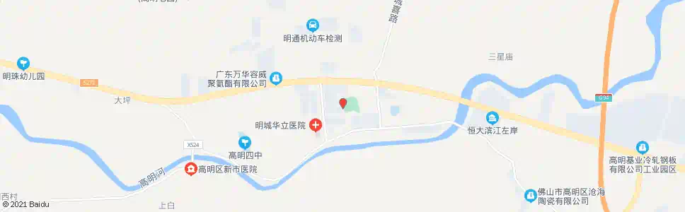 佛山明城广场_公交站地图_佛山公交_妙搜公交查询2025