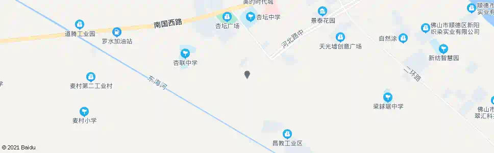 佛山杏坛市场(齐新路)_公交站地图_佛山公交_妙搜公交查询2025