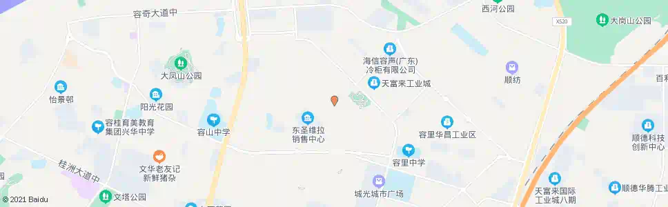 佛山容里_公交站地图_佛山公交_妙搜公交查询2025