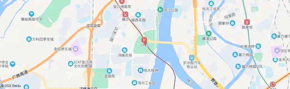 佛山地铁沙贝站总站_公交站地图_佛山公交_妙搜公交查询2025