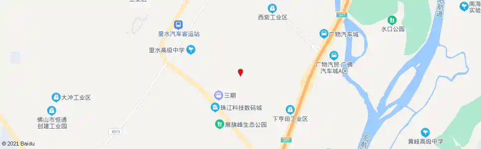 佛山凤凰山庄(旗峰中学)_公交站地图_佛山公交_妙搜公交查询2025