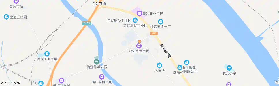 佛山沙边市场_公交站地图_佛山公交_妙搜公交查询2025