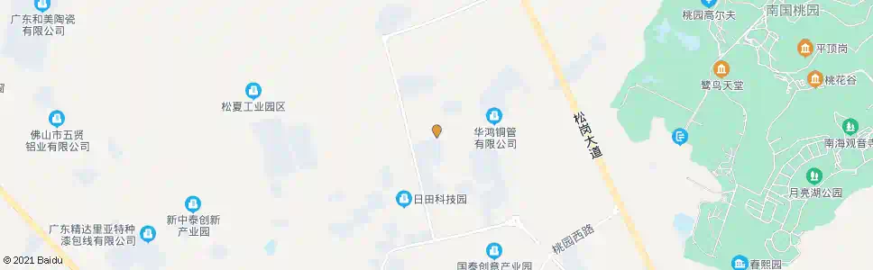 佛山松夏工业园市场_公交站地图_佛山公交_妙搜公交查询2025