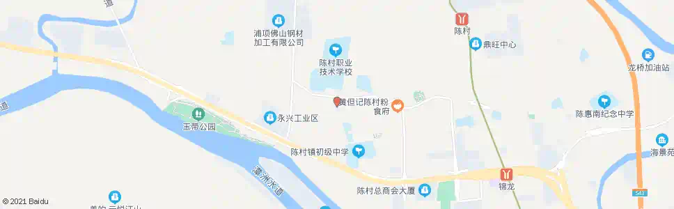 佛山永兴市场_公交站地图_佛山公交_妙搜公交查询2025