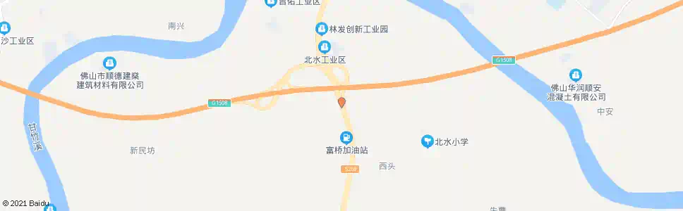 佛山百安路松围站_公交站地图_佛山公交_妙搜公交查询2025