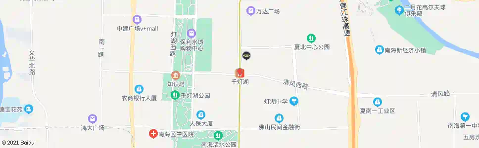 佛山千灯湖地铁站(桂澜路)_公交站地图_佛山公交_妙搜公交查询2025