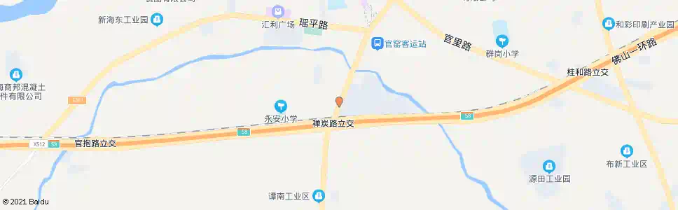 佛山古岗_公交站地图_佛山公交_妙搜公交查询2025