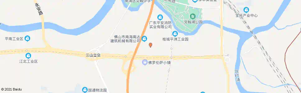 佛山平洲工业园(胜利路)_公交站地图_佛山公交_妙搜公交查询2025