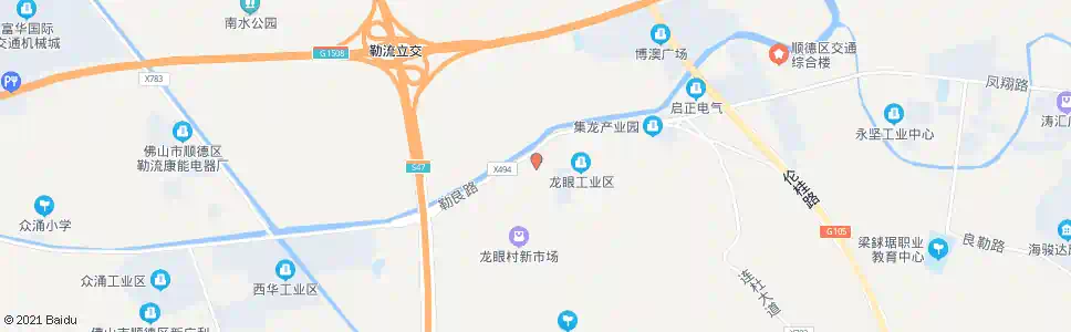 佛山龙眼公园_公交站地图_佛山公交_妙搜公交查询2025