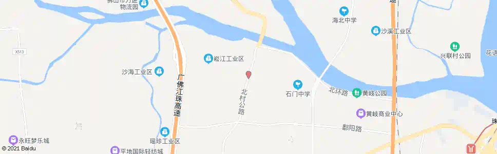 佛山北村(黄岐)_公交站地图_佛山公交_妙搜公交查询2025